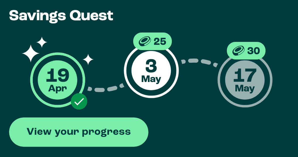 Savings Quest dashboard tile